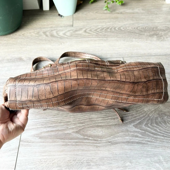 Pritzi Faux Leather Studded Boho Shoulder  Handbag - Picture 5 of 16